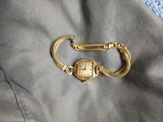 Vintage Bulova Woman's Gold Watch