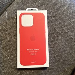 Iphone 14 pro max (product)red Silicone Case