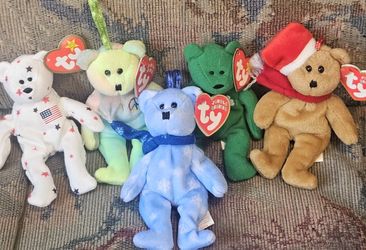 Ty Beanie Babies 10.00 Ea Or Make An Offer