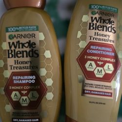 Garnier Whole Blends Shampoo Conditioner Bundle Set New