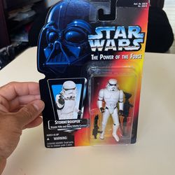 Kenner Star Wars Power of the Force Stormtrooper orange card 1995