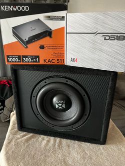 New NVX VCW102 10" Dual 2-Ohm Subwoofer  package