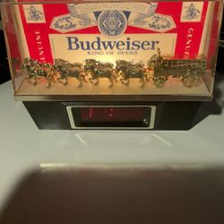Budweiser Vintage Clydesdale Clock
