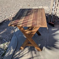 Small kitchen table 2 foot by 3 foot 3 foot tall, Solid Wood Handmade