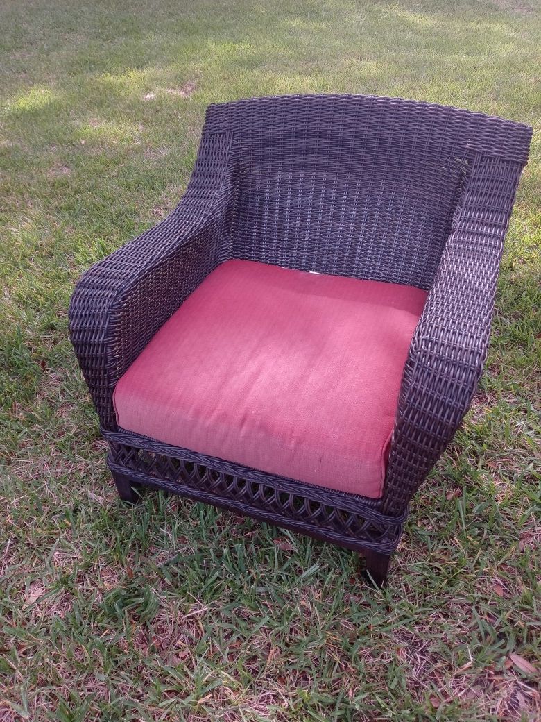 ONE Hampton Bay Outdoor Wicker like Chair