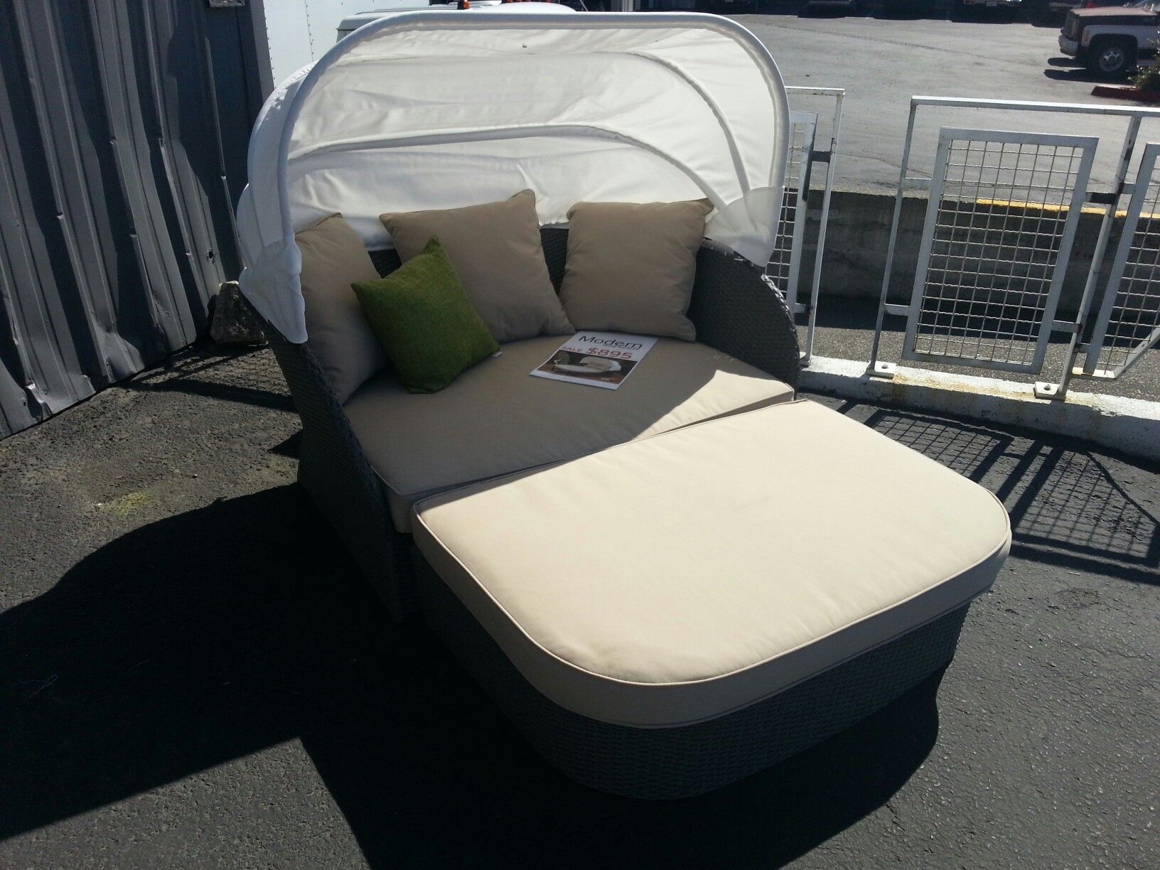 Outdoor lounger presented by Modern Home Furniture In Everett