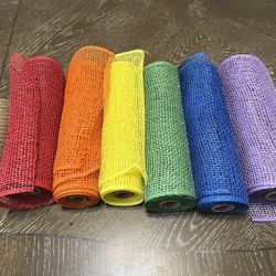 Poly Burlap Mesh Rolls