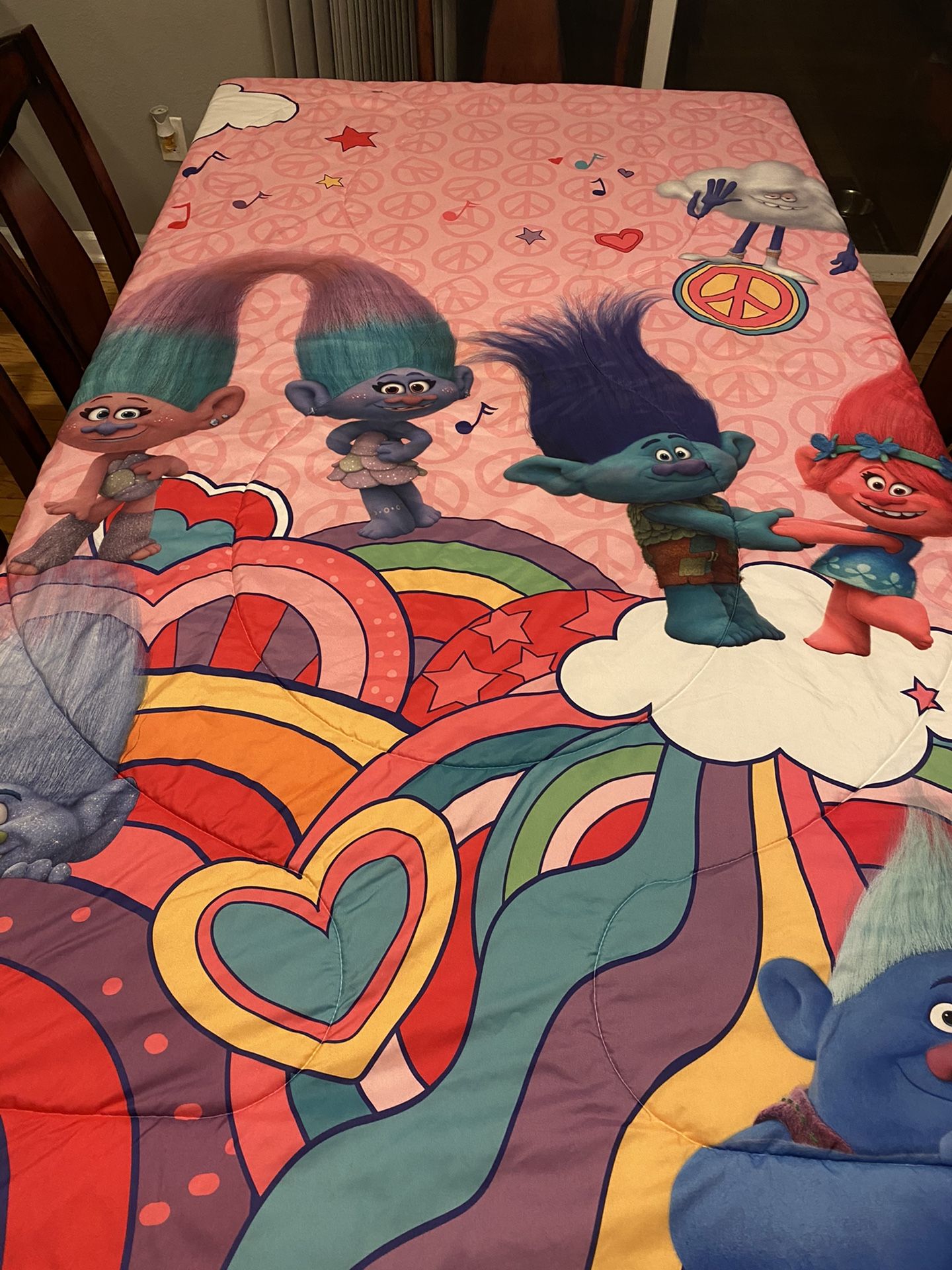 Like New Twin size trolls comforter