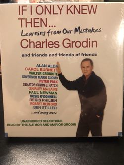 Charles Grodin- If I Only Knew Then.. Learning From Our Mistakes - 3cds. Unopened-Wrapped,Brand New