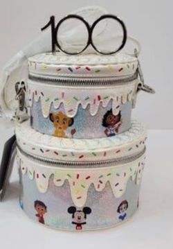 Loungefly Disney 100th Anniversary Cake Crossbody Bag