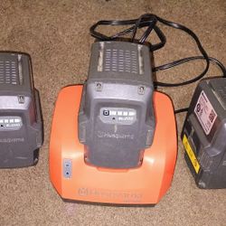 Husqvarna Batteries With Charger