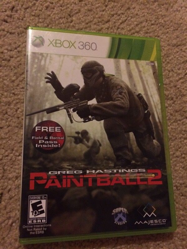 Xbox 360 Greg Hastings paintball 2 game