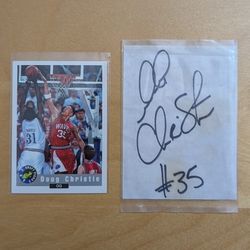 Doug Christie 1992 Classic Draft Picks Rookie Card NBA Perfect Condition Signed Autograph Sonics