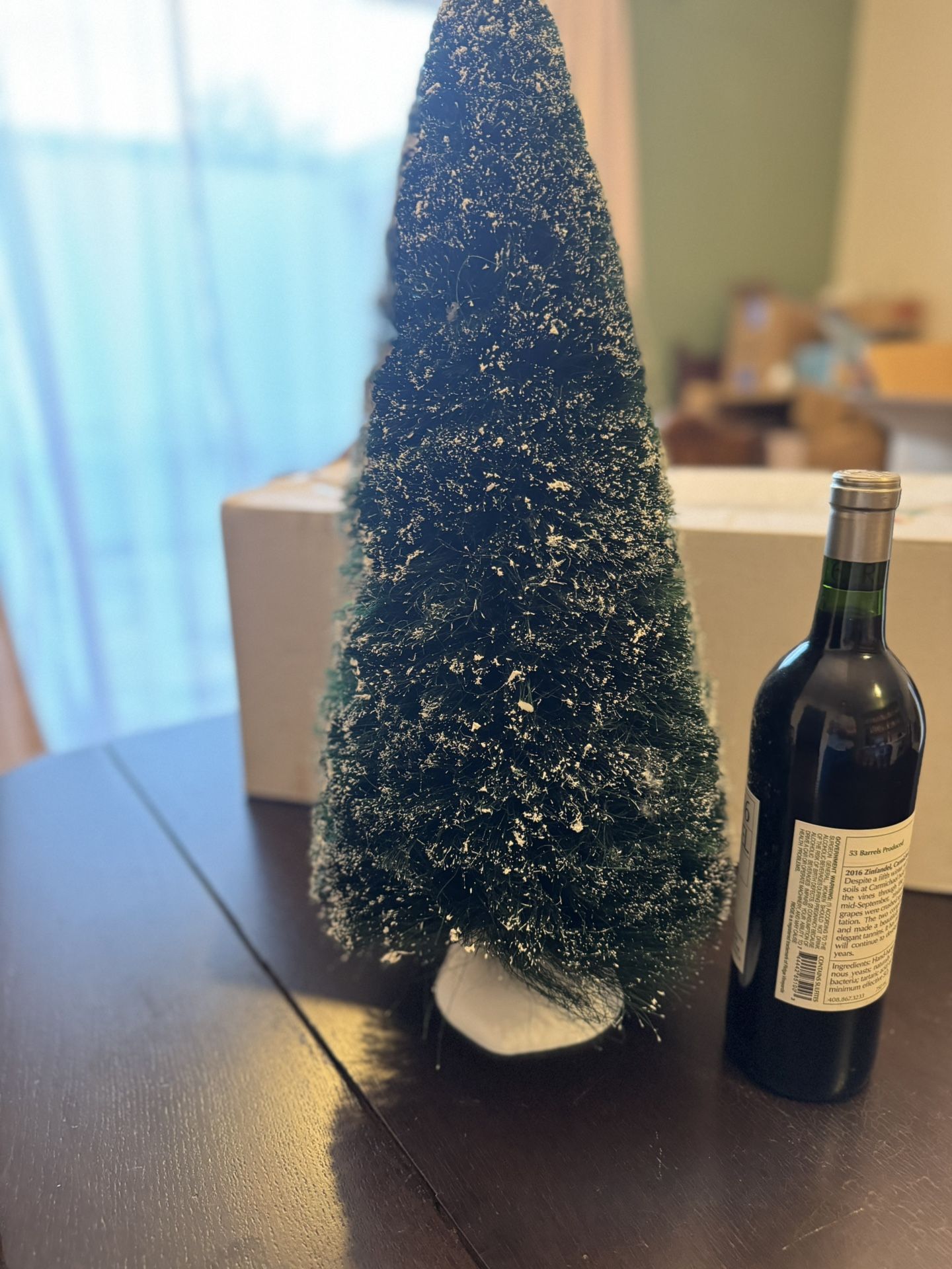 Dept. 56 Dickens Village Christmas Frosted Spruce tree 22”
