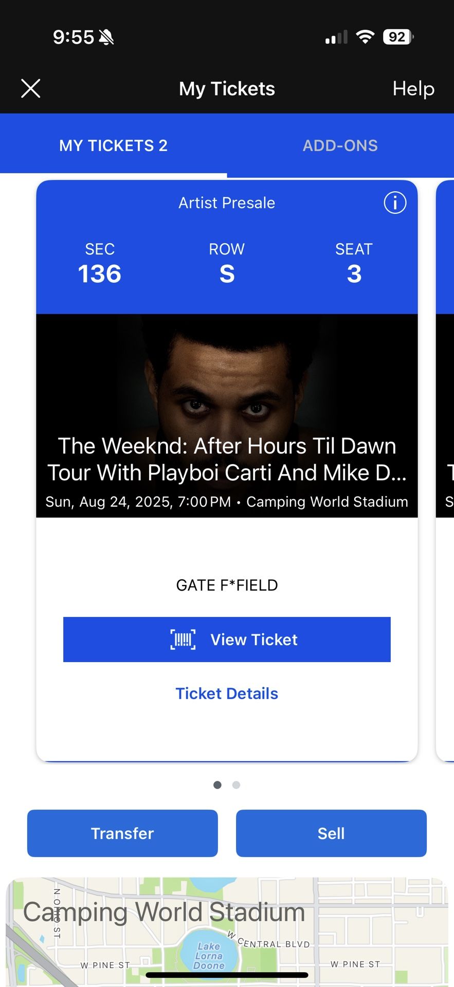 Selling The Weeknd Tickets!