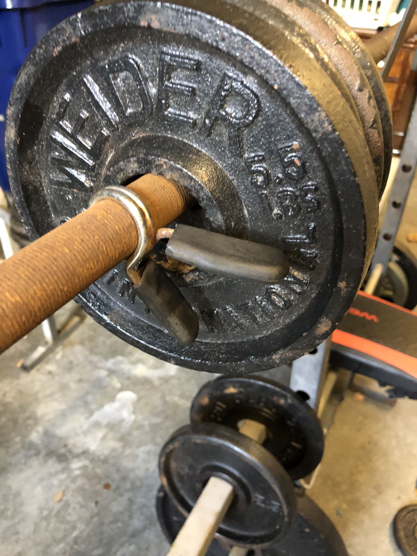 Weight Bench And Weights