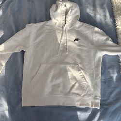 White Nike Hoodie (medium)