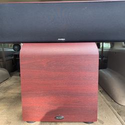 Paradigm High End Subwoofer and Center Channel Speaker 