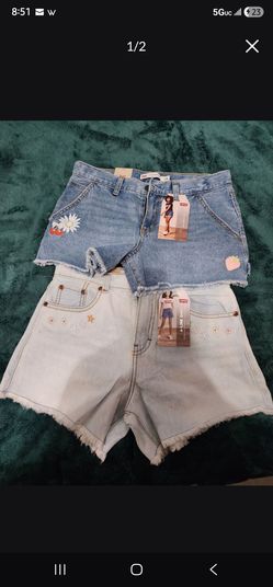Levi's Girls Denim Shorts – 2 Pairs, Size 14