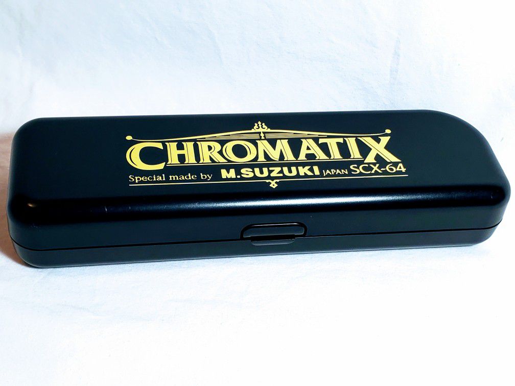 Brand new Suzuki SCX-64 Chromatix Series Key of C 16 Hole Chromatic Harmonica