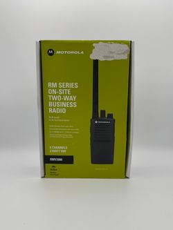 MOTOROLA RM SERIES BUSINESS TWO-WAY RADIO OPEN BOX
