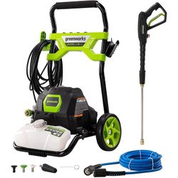 Greenworls 2000 PSI 1.2 GPM Cold Water Electric Pressure Washer