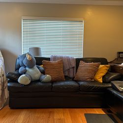 Leather couch - 3 Seats