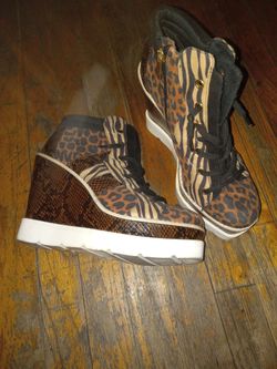 Animal print shoes