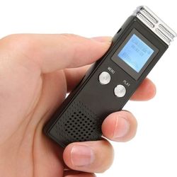 Mini Digital Voice Activated Recorder, MP3 Portable Mini Voice Activated for Lectures Meetings Interviews Classes