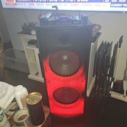 Bluetooth DJ CONTROL AMP BUILT IN AND TWO 12S LOUD ASF