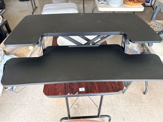 Standing Desk Sturdy Black Excellent Condition
