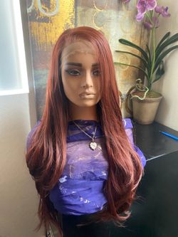 Baby doll hair wig / can be curled and straightened on low heat