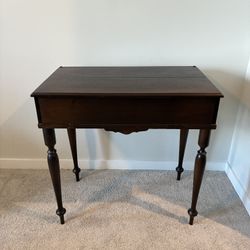 Vintage Early American Mahogany Flip-Top Secretary Desk $150 obo