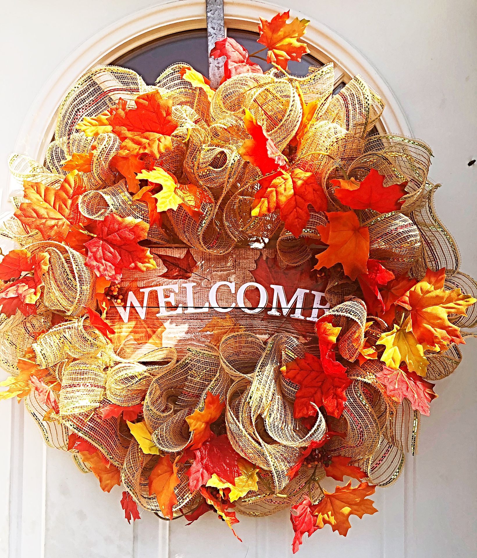 Fall Welcome Wreath