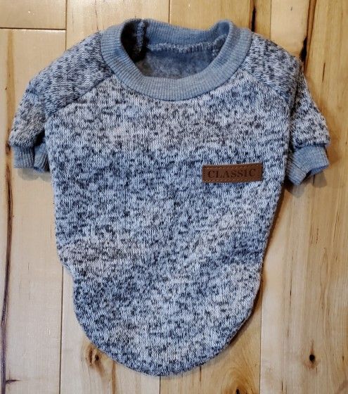 NEW Gray Dog Sweater (M)