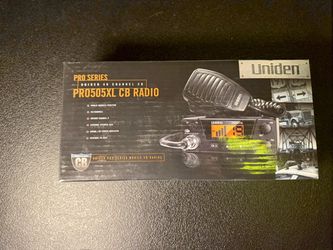 Uniden PRO505XL 40-Channel Compact CB Radio with PA Function – In Box