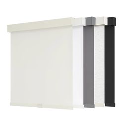 AOSKY Cordless Blackout Roller Shades 30" X 72" Ivory