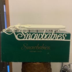 Snowbabies Display Sled Nineteen Ninety Six To Two Thousand