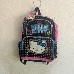 Hello Kitty Backpack  16" X 12" X5"