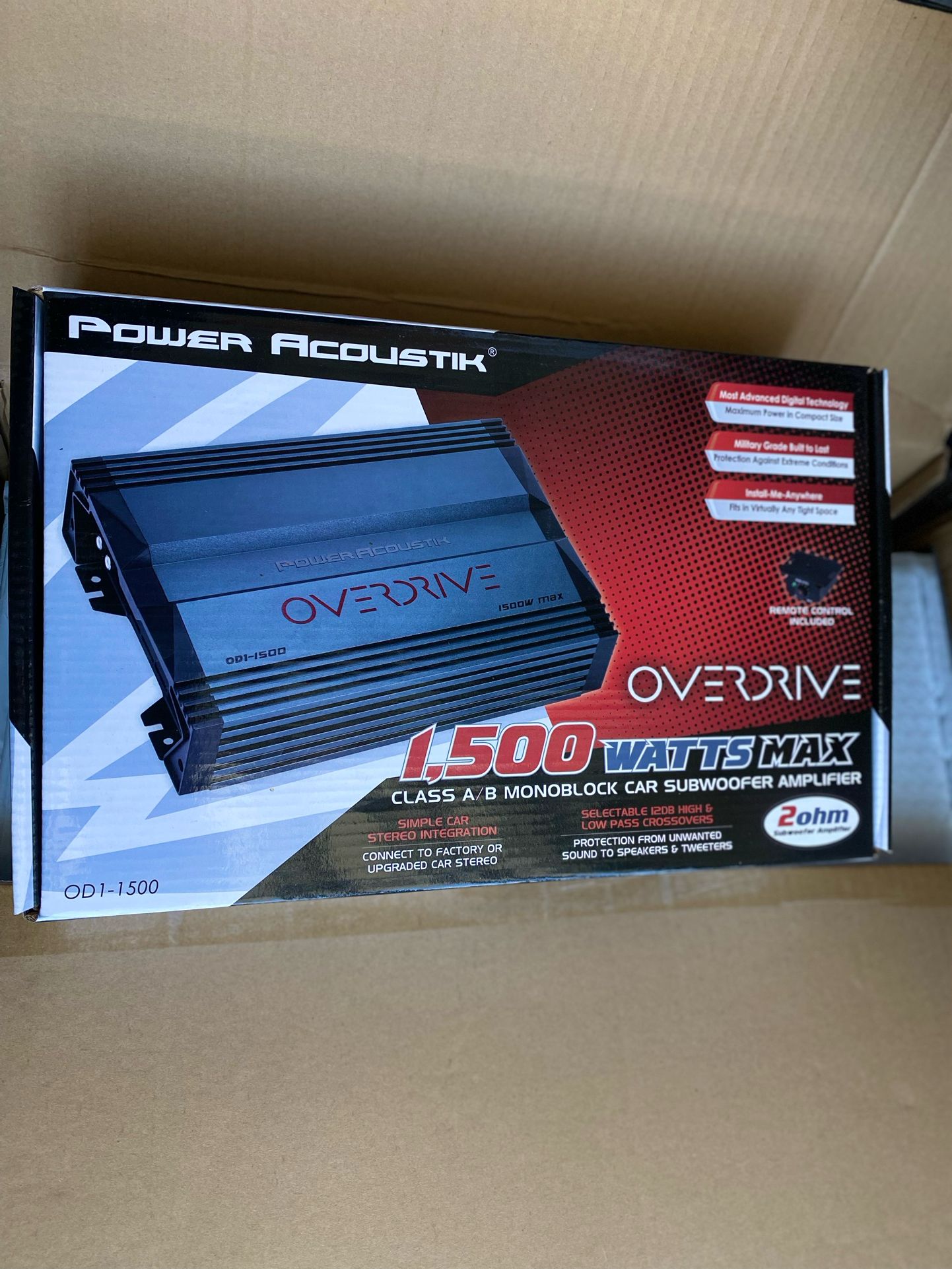 NEW POWER ACOUSTIK AMPLIFIER 1500W MAX
