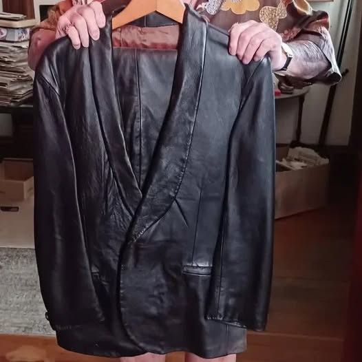 Vintage Custom-Made Leather Suit
