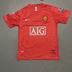 Manchester United Ronaldo Size Medium Jersey
