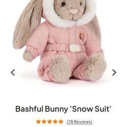 Jellycat Bashful Bunny Snow Suit