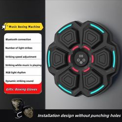 Music Boxing Machine Punching Training Machine with Boxing Gloves Bluetooth