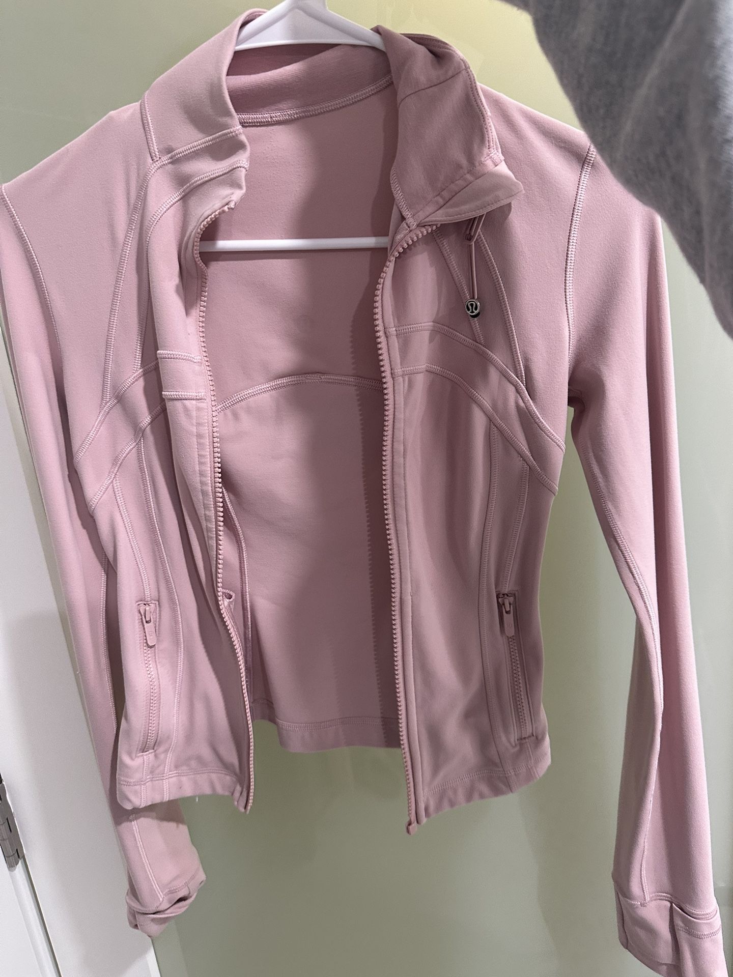 Authentic Lululemon Pink Zip Up Jacket Size 2