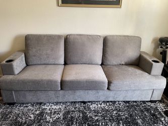 Garvee 3 Seater Sofa w/ cupholders $250 OBO
