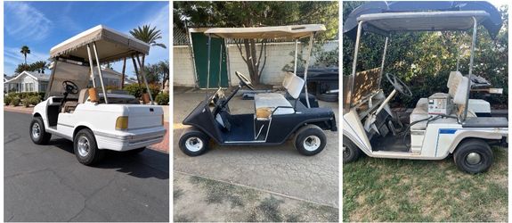 Three golf carts, one price