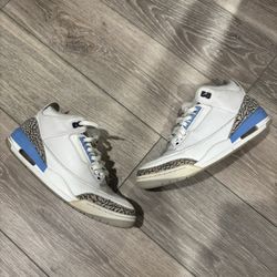 Jordan 3 UNC Blue Size 11