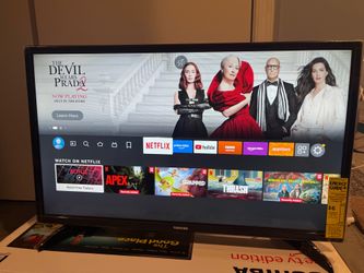 Toshiba TV, 32”, 720 p Smart LED TV- Fire TV Edition ——Like New in Original Box