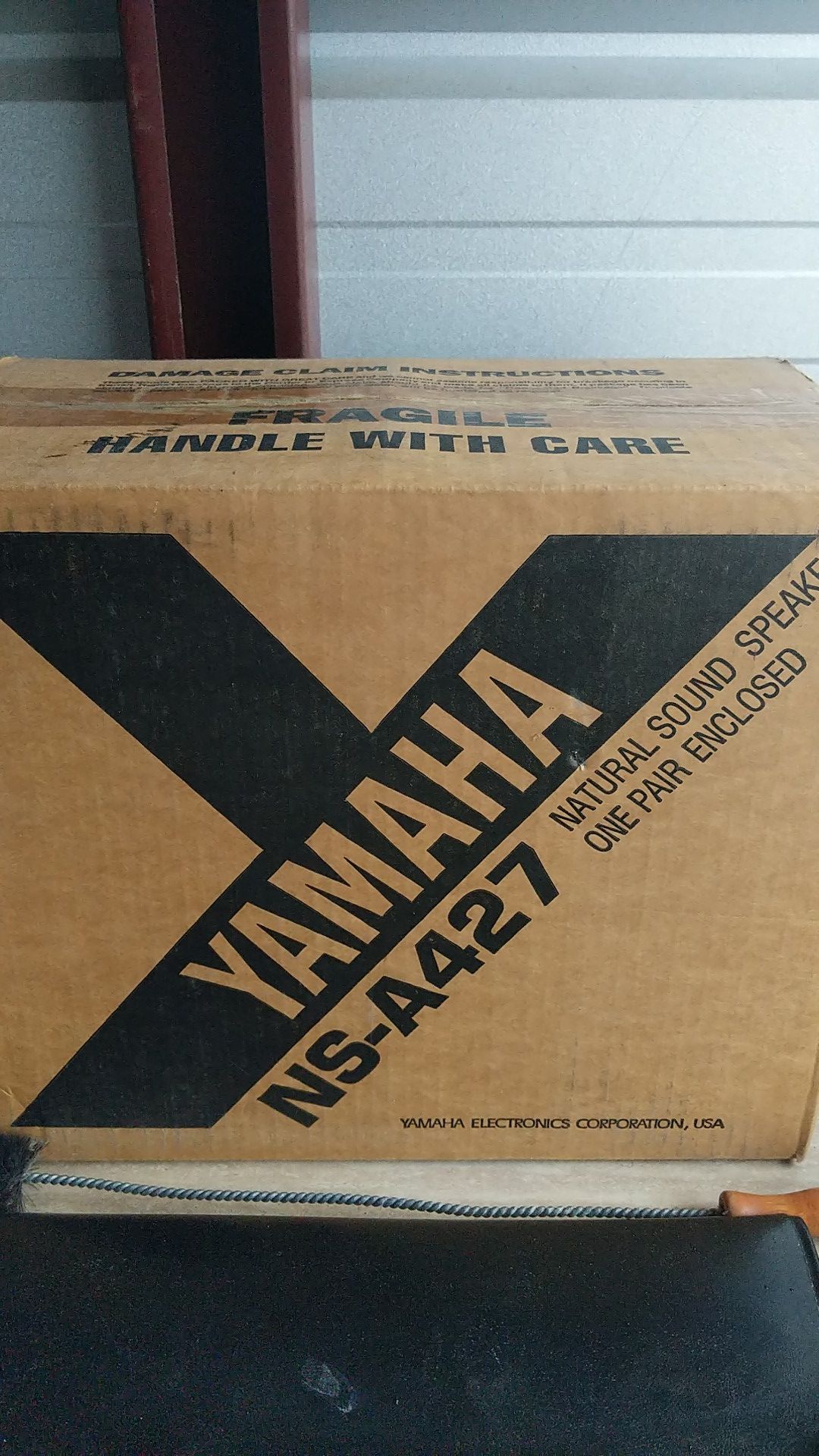 New in box. Yamaha speakers. Black cabinet. Box has never been opened.